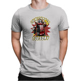 Chimichanga Tuesday Exclusive - Mens Premium T-Shirts RIPT Apparel Small / Light Grey