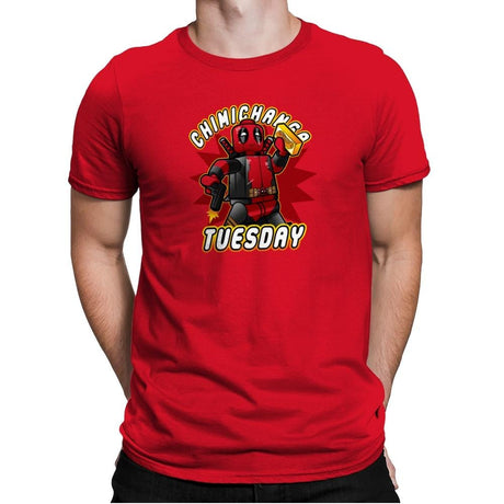 Chimichanga Tuesday Exclusive - Mens Premium T-Shirts RIPT Apparel Small / Red