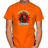 Chimichanga Tuesday Exclusive - Mens T-Shirts RIPT Apparel Small / Orange
