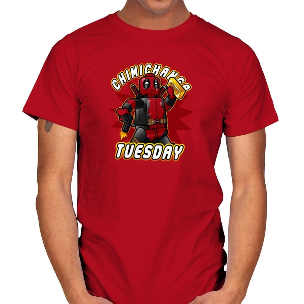 Chimichanga Tuesday Exclusive - Mens T-Shirts RIPT Apparel Small / Red