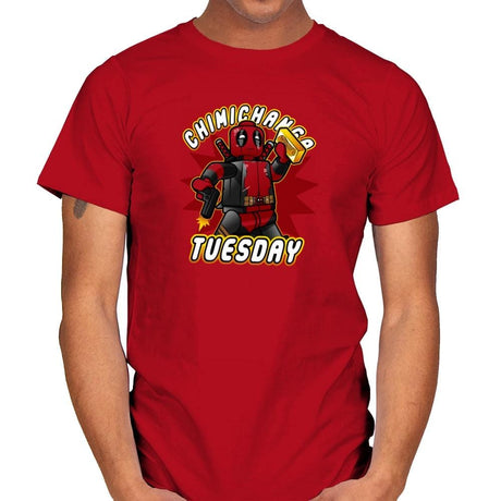 Chimichanga Tuesday Exclusive - Mens T-Shirts RIPT Apparel Small / Red