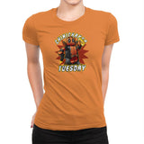 Chimichanga Tuesday Exclusive - Womens Premium T-Shirts RIPT Apparel Small / Classic Orange