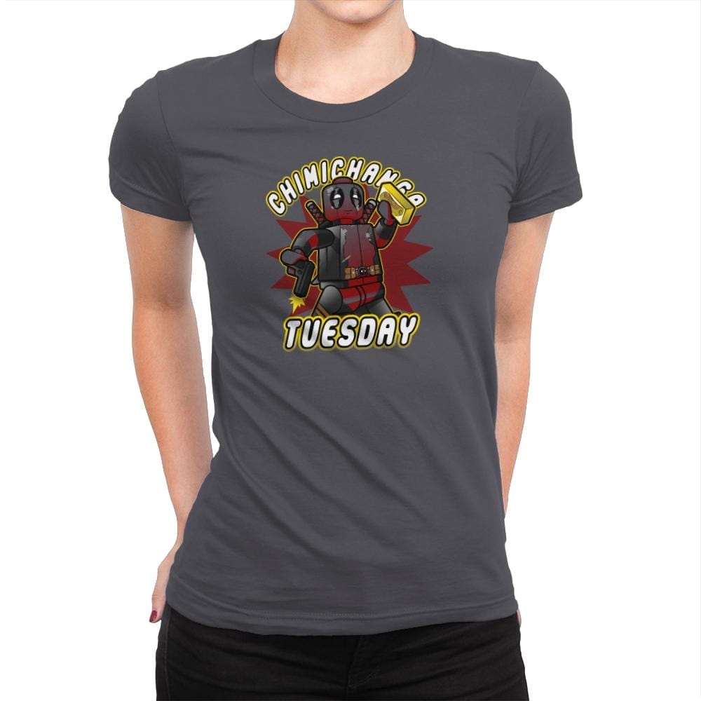 Chimichanga Tuesday Exclusive - Womens Premium T-Shirts RIPT Apparel Small / Heavy Metal