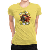 Chimichanga Tuesday Exclusive - Womens Premium T-Shirts RIPT Apparel Small / Vibrant Yellow