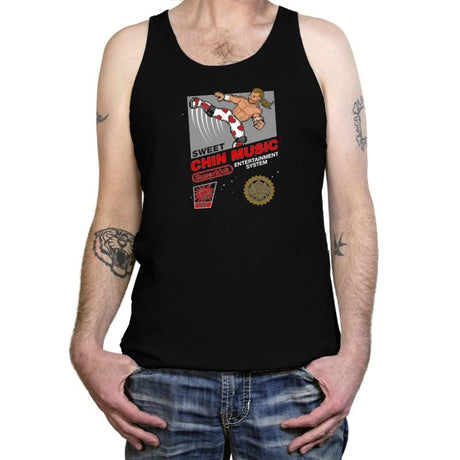 Chin Music - Best Seller - Tanktop Tanktop RIPT Apparel X-Small / Black