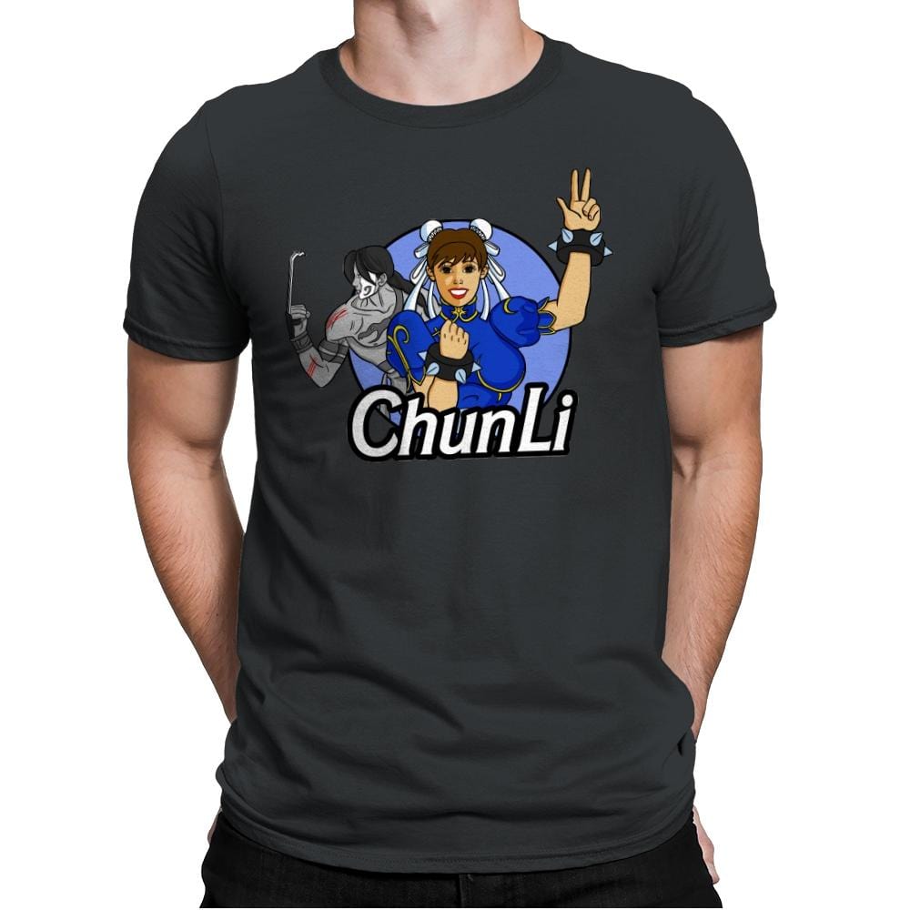 Chinese Fighter - Mens Premium T-Shirts RIPT Apparel Small / Heavy Metal
