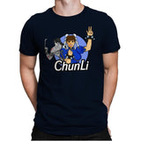 Chinese Fighter - Mens Premium T-Shirts RIPT Apparel Small / Midnight Navy