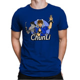 Chinese Fighter - Mens Premium T-Shirts RIPT Apparel Small / Royal