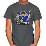 Chinese Fighter - Mens T-Shirts RIPT Apparel Small / Charcoal