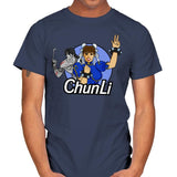 Chinese Fighter - Mens T-Shirts RIPT Apparel Small / Navy