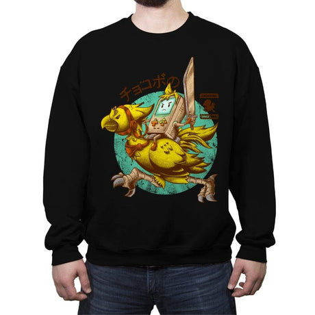 Chocobo's since 1988 - Crew Neck Sweatshirt Crew Neck Sweatshirt RIPT Apparel Small / Black
