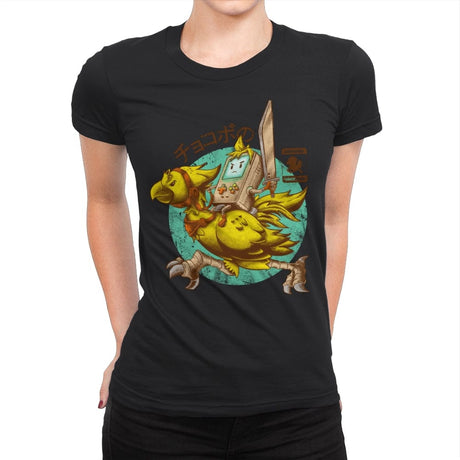 Chocobo's since 1988 - Womens Premium T-Shirts RIPT Apparel Small / Black