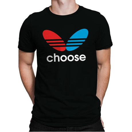 Choose - Mens Premium T-Shirts RIPT Apparel Small / Black