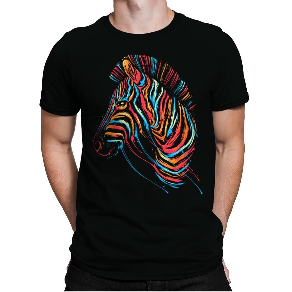 Choose To Be Colorful - Mens Premium T-Shirts RIPT Apparel Small / Black