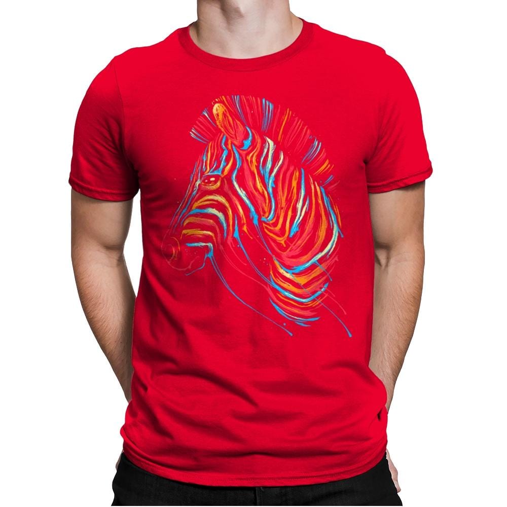 Choose To Be Colorful - Mens Premium T-Shirts RIPT Apparel Small / Red
