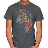 Choose To Be Colorful - Mens T-Shirts RIPT Apparel Small / Charcoal