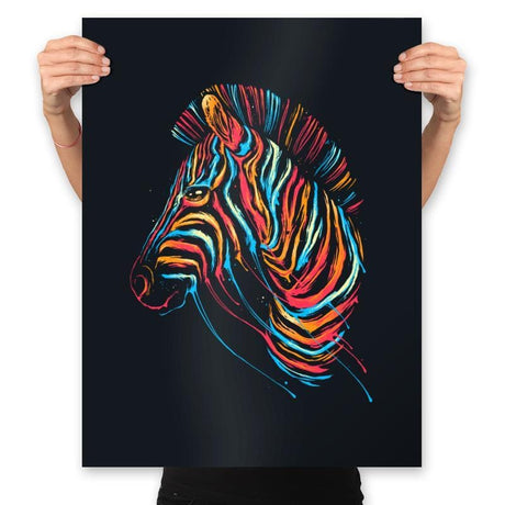 Choose To Be Colorful - Prints Posters RIPT Apparel 18x24 / Black