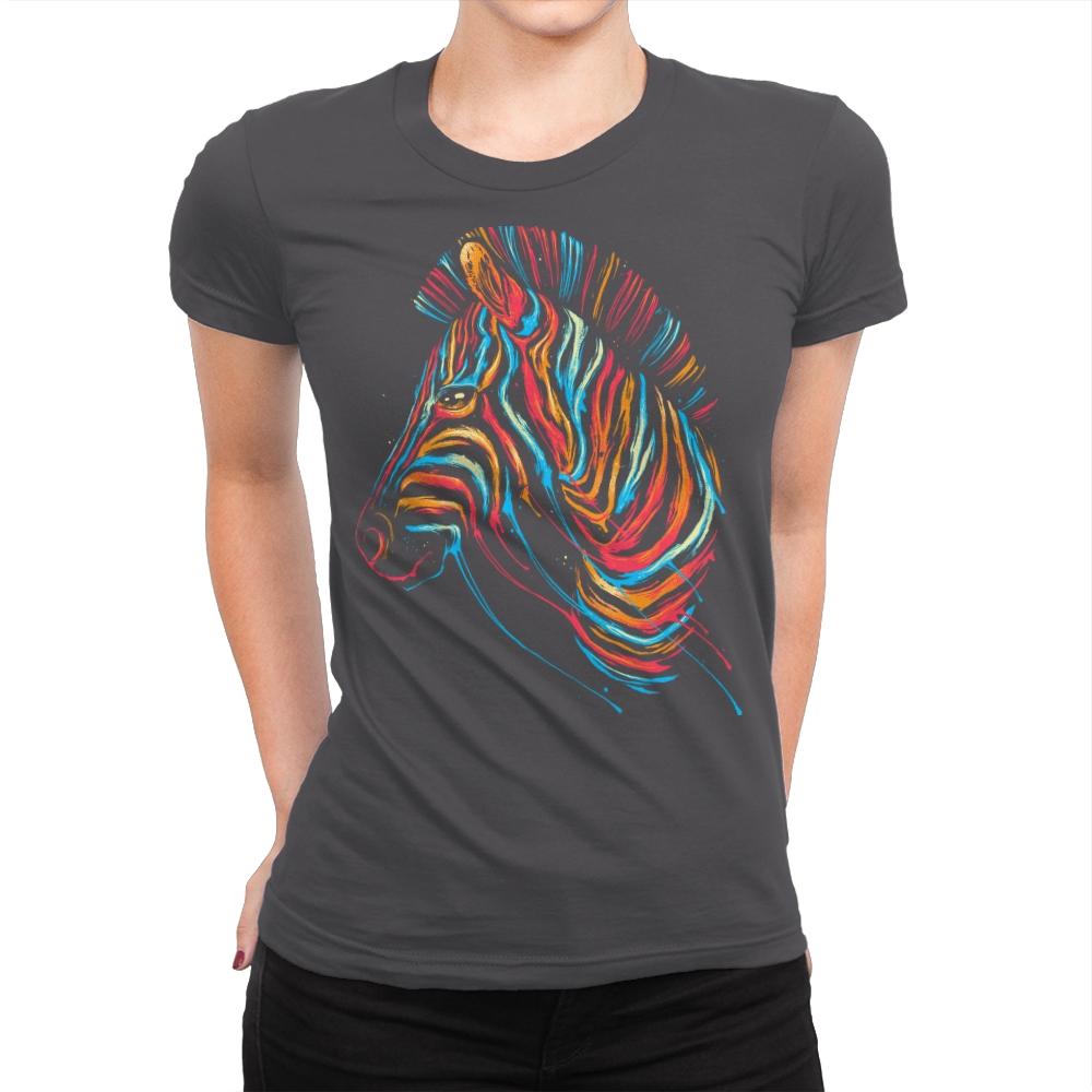 Choose To Be Colorful - Womens Premium T-Shirts RIPT Apparel Small / Heavy Metal