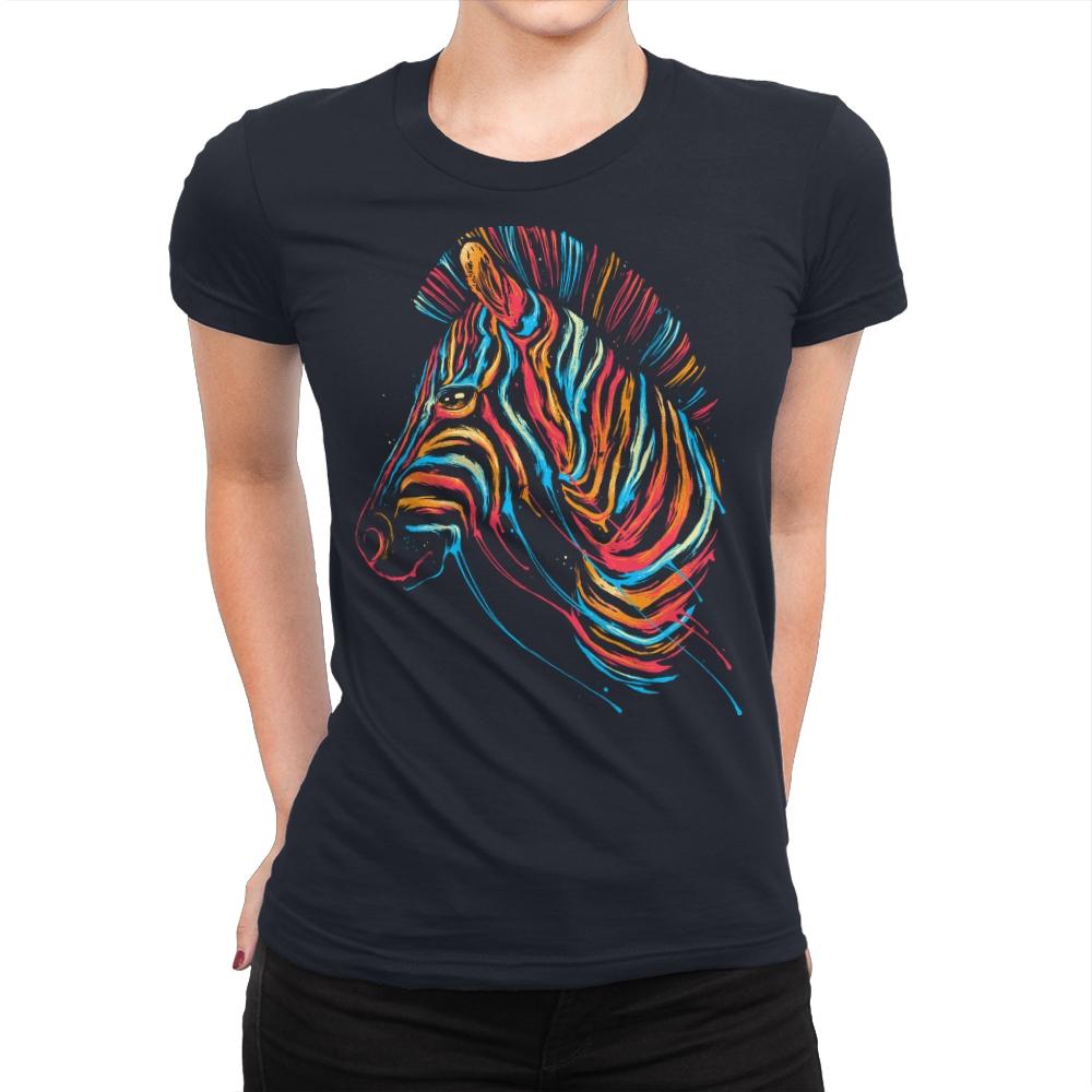 Choose To Be Colorful - Womens Premium T-Shirts RIPT Apparel Small / Midnight Navy