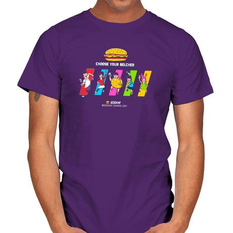 Choose Your Belcher Exclusive - Mens T-Shirts RIPT Apparel Small / Purple