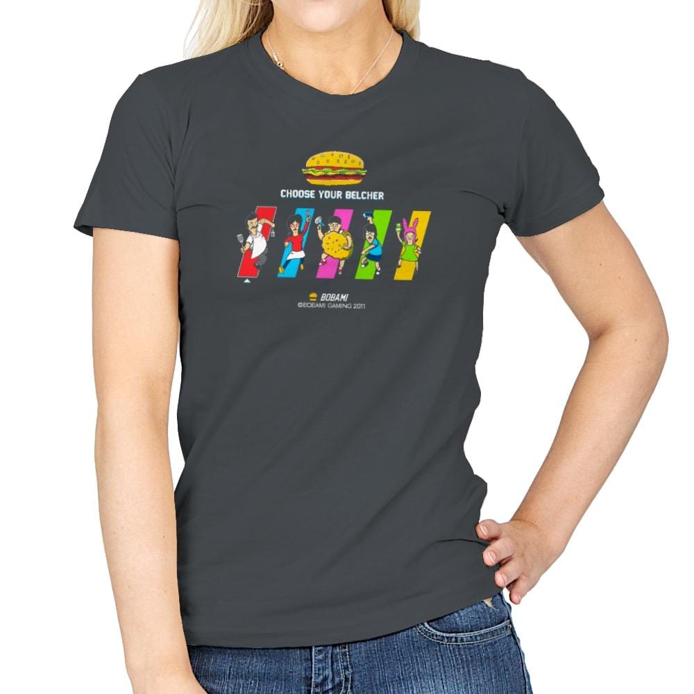 Choose Your Belcher Exclusive - Womens T-Shirts RIPT Apparel Small / Charcoal