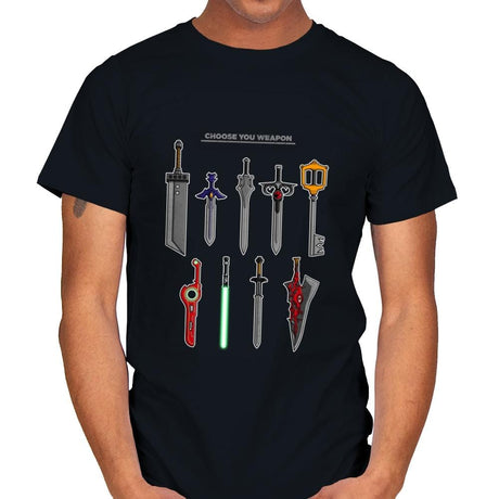 Choose Your Weapons - Mens T-Shirts RIPT Apparel Small / Black