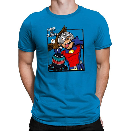 Chris and Adrian - Mens Premium T-Shirts RIPT Apparel Small / Turqouise