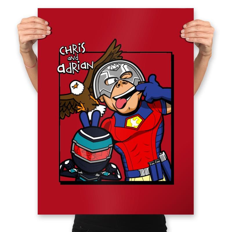 Chris and Adrian - Prints Posters RIPT Apparel 18x24 / Red