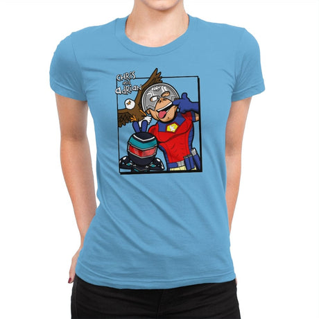 Chris and Adrian - Womens Premium T-Shirts RIPT Apparel Small / Turquoise