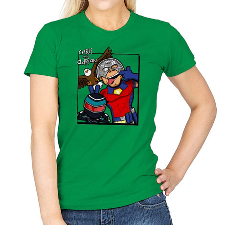 Chris and Adrian - Womens T-Shirts RIPT Apparel Small / Irish Green