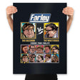 Chris Farley Fighter - Prints Posters RIPT Apparel 18x24 / Black