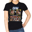 Chris Farley Fighter - Womens T-Shirts RIPT Apparel Small / Black