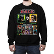 Christian Bale Fighter - Crew Neck Sweatshirt Crew Neck Sweatshirt RIPT Apparel Small / Black