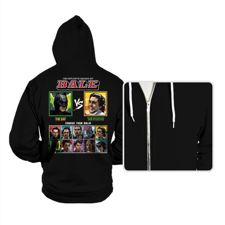 Christian Bale Fighter - Hoodies Hoodies RIPT Apparel Small / Black