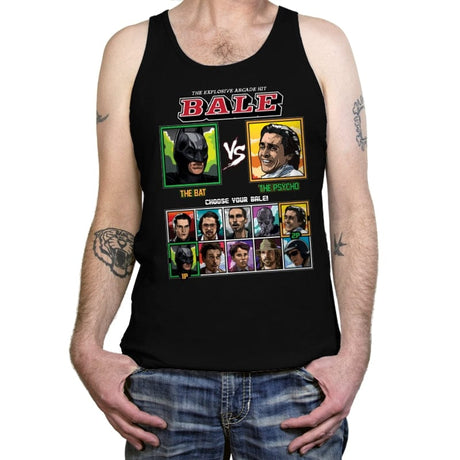 Christian Bale Fighter - Tanktop Tanktop RIPT Apparel X-Small / Black