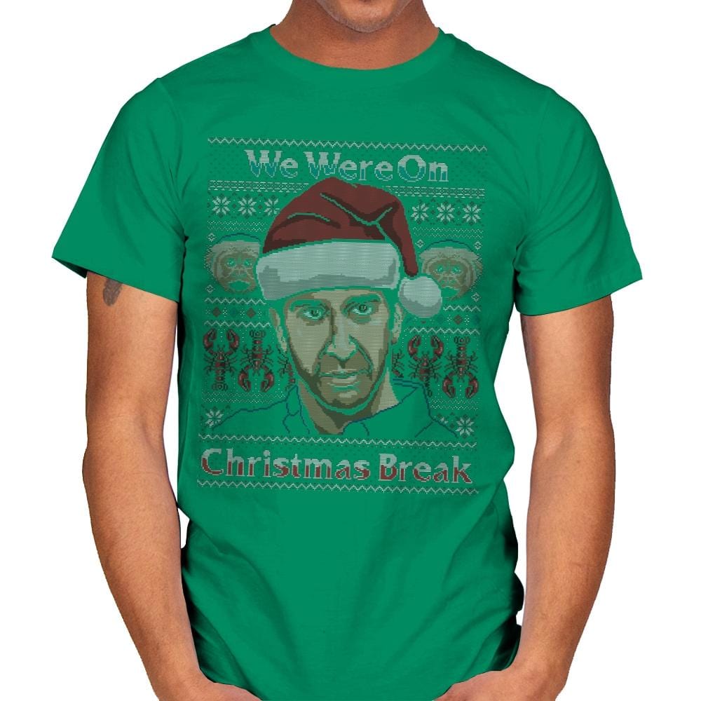 Christmas Break Up - Mens T-Shirts RIPT Apparel Small / Kelly