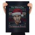 Christmas Break Up - Prints Posters RIPT Apparel 18x24 / Black