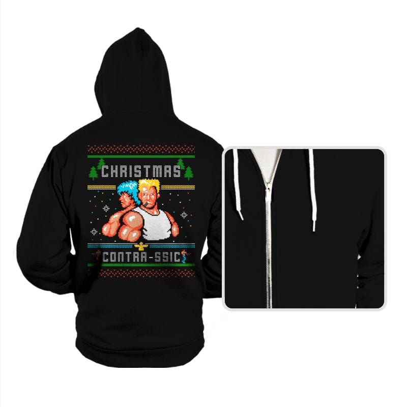 Christmas Contrassic - Hoodies Hoodies RIPT Apparel Small / Black
