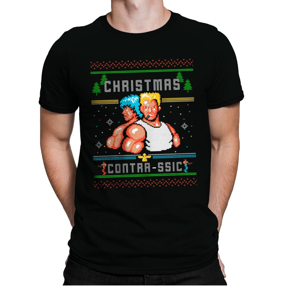 Christmas Contrassic - Mens Premium T-Shirts RIPT Apparel Small / Black