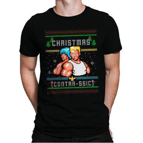 Christmas Contrassic - Mens Premium T-Shirts RIPT Apparel Small / Black