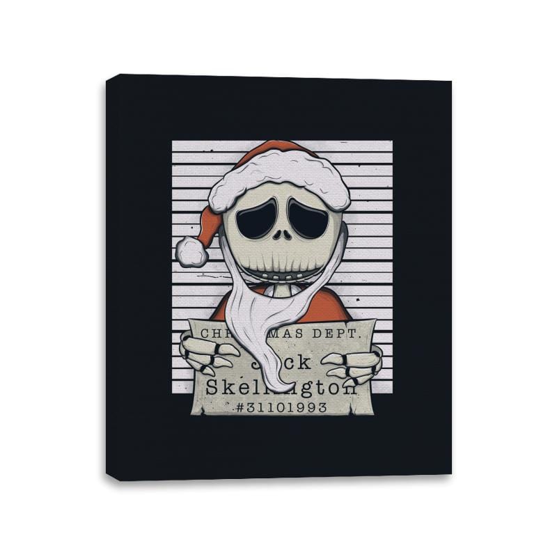 Christmas Dept. - Canvas Wraps Canvas Wraps RIPT Apparel 11x14 / Black