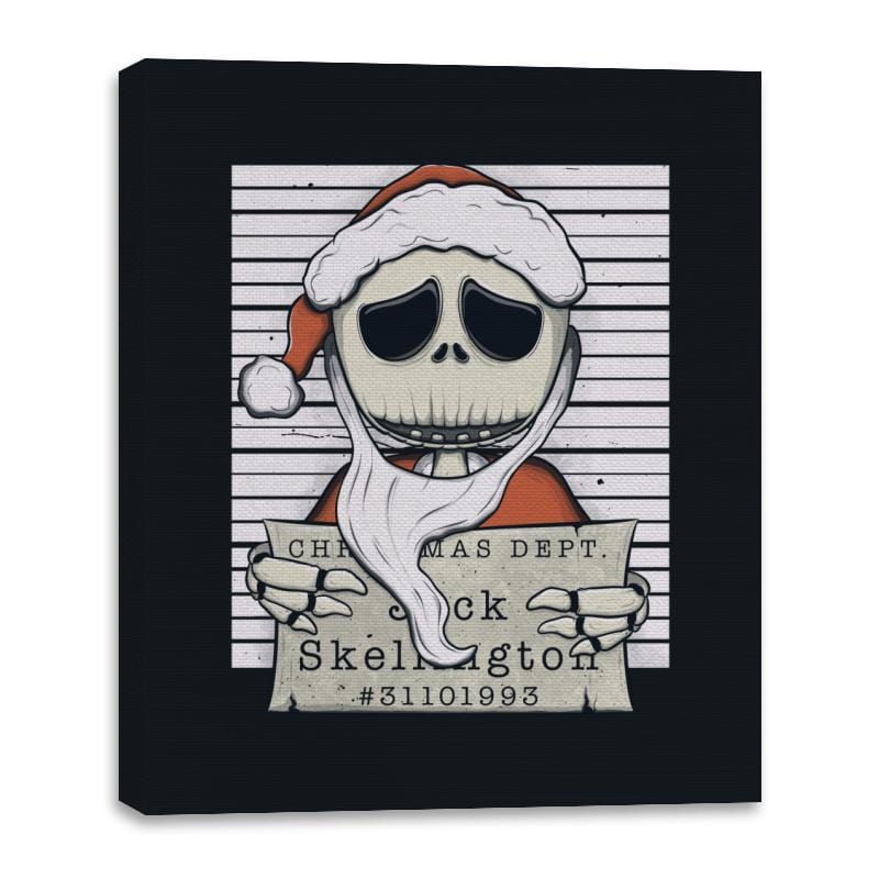 Christmas Dept. - Canvas Wraps Canvas Wraps RIPT Apparel 16x20 / Black