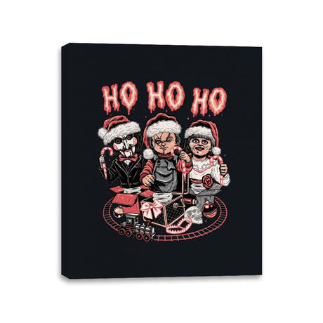 Christmas Dolls - Canvas Wraps Canvas Wraps RIPT Apparel 11x14 / Black
