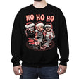 Christmas Dolls - Crew Neck Sweatshirt Crew Neck Sweatshirt RIPT Apparel Small / Black