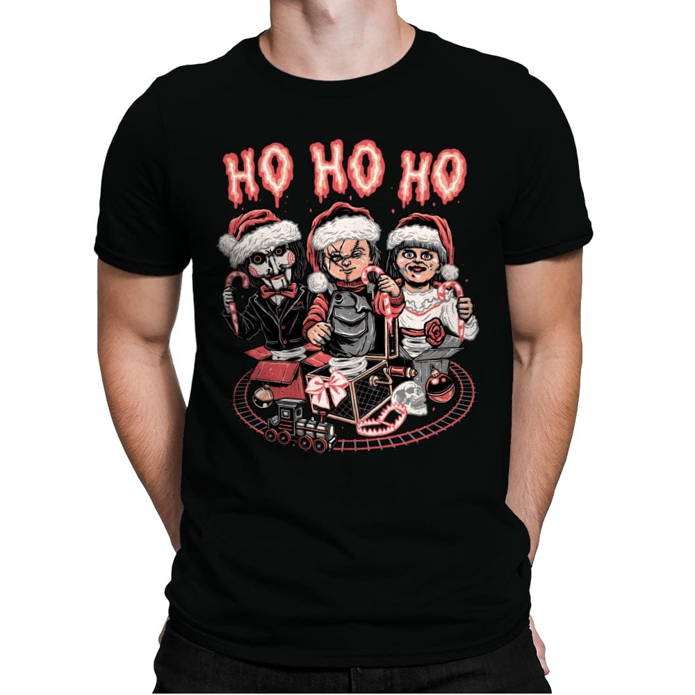 Christmas Dolls - Mens Premium T-Shirts RIPT Apparel Small / Black