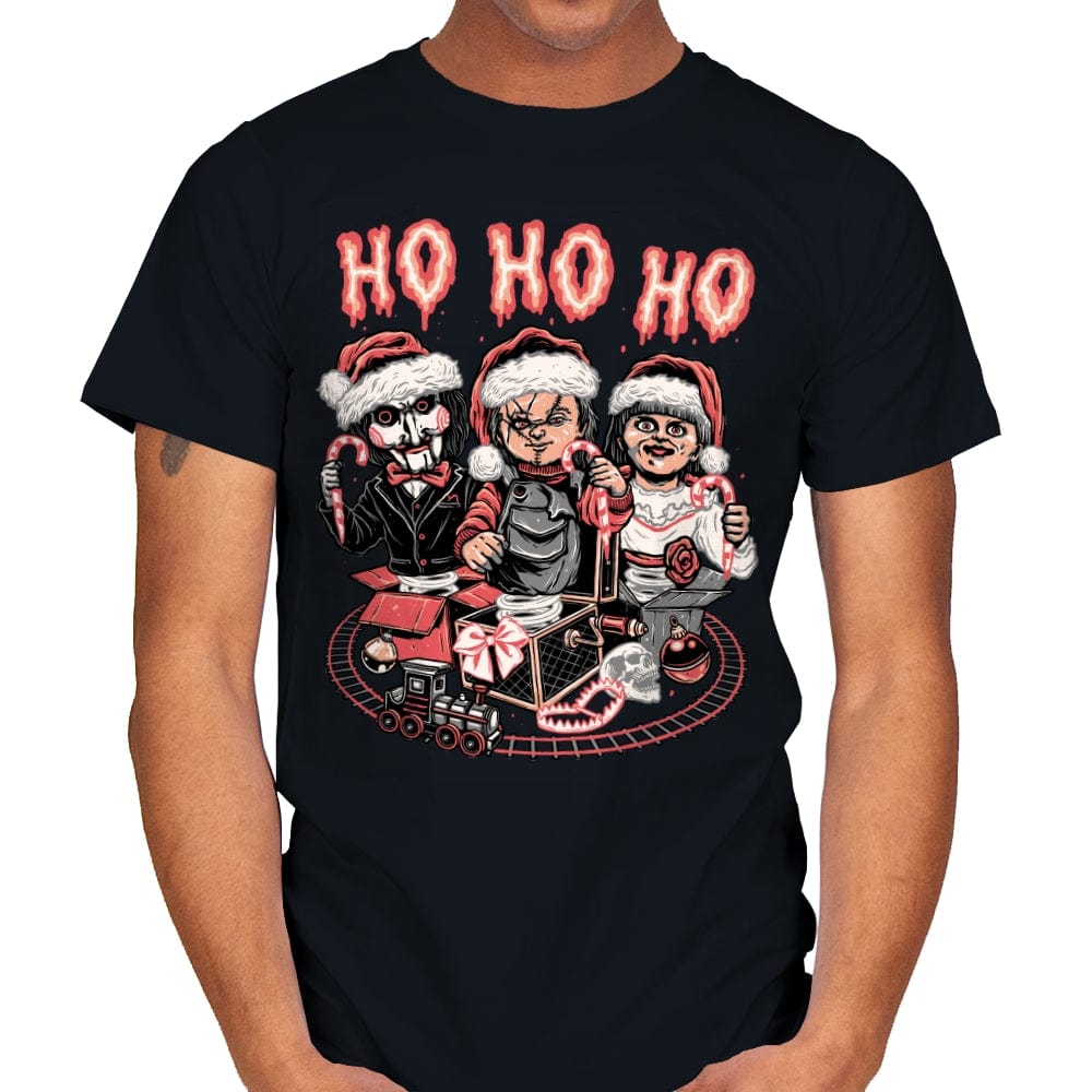 Christmas Dolls - Mens T-Shirts RIPT Apparel Small / Black