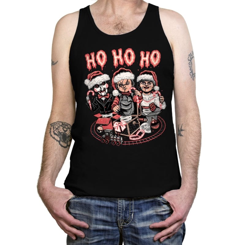 Christmas Dolls - Tanktop Tanktop RIPT Apparel X-Small / Black