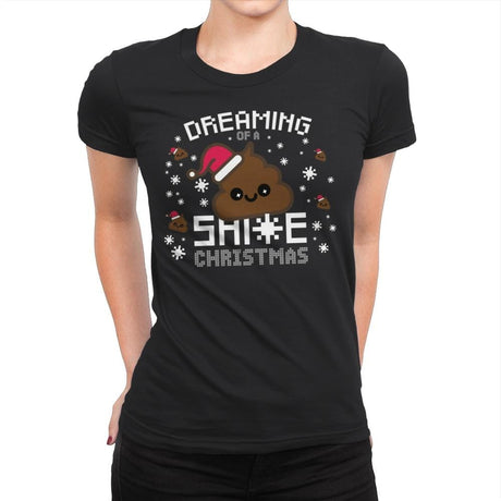 Christmas Dreaming - Womens Premium T-Shirts RIPT Apparel Small / Black