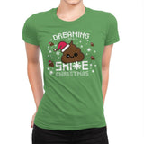 Christmas Dreaming - Womens Premium T-Shirts RIPT Apparel Small / Kelly