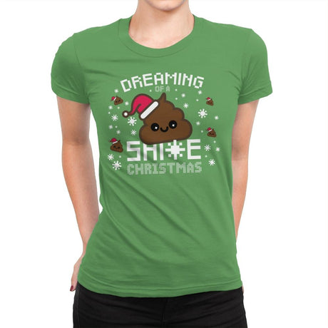 Christmas Dreaming - Womens Premium T-Shirts RIPT Apparel Small / Kelly